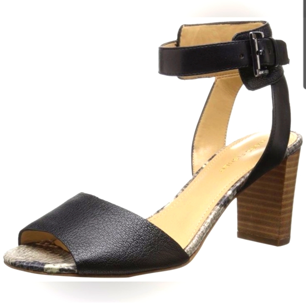 NWOB Marc Fisher Black Leather Women's Sandal